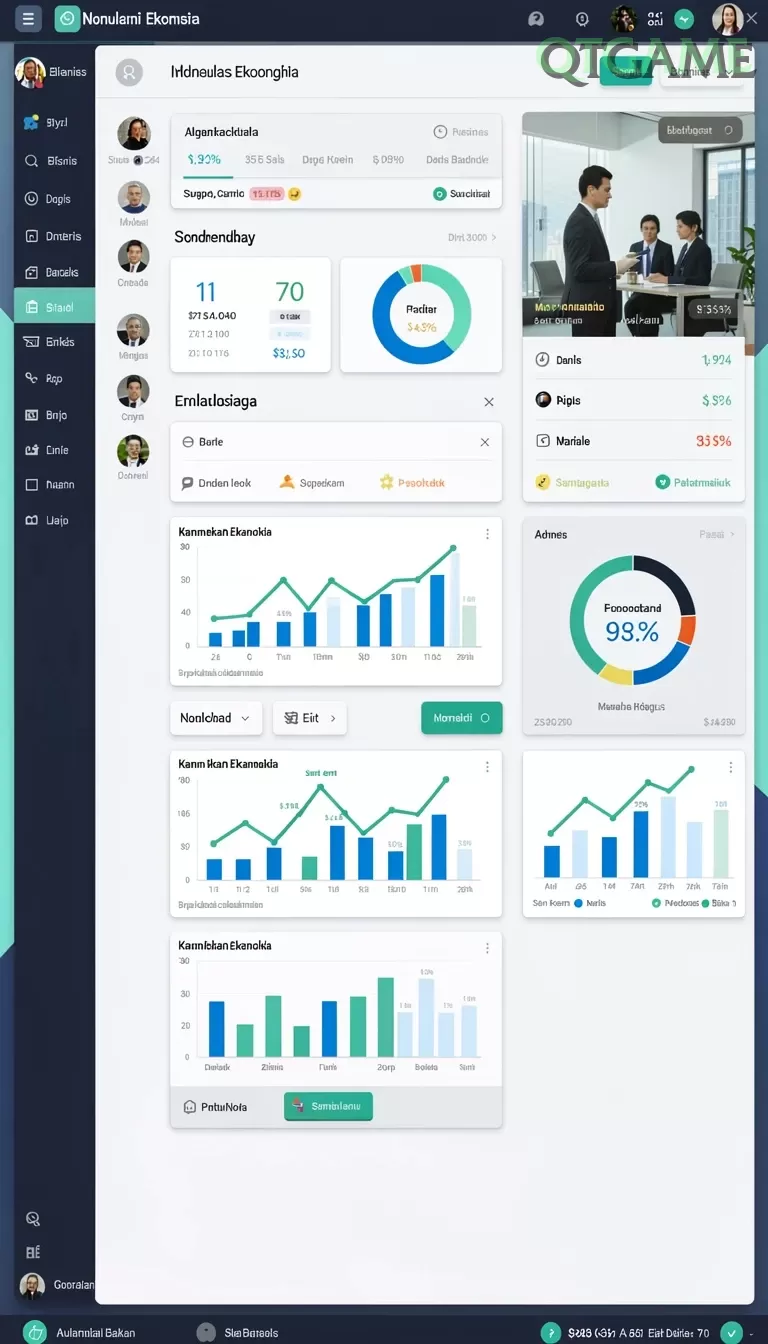 Cuplikan layar F08 — menu navigasi