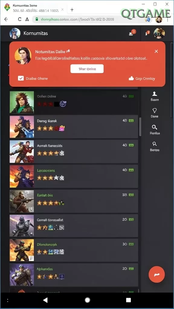Cuplikan layar VIVATOGEL — aktivitas
